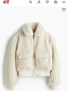 H&M brand new fuzzy jacket